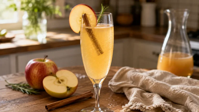 Easy Apple Cider Mimosa: 5-Minute Fall Cocktail