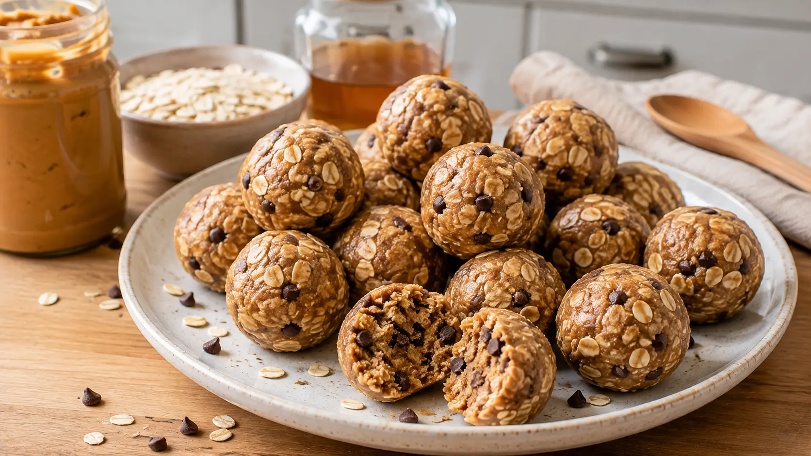 Cozy No-Bake Peanut Butter Energy Balls