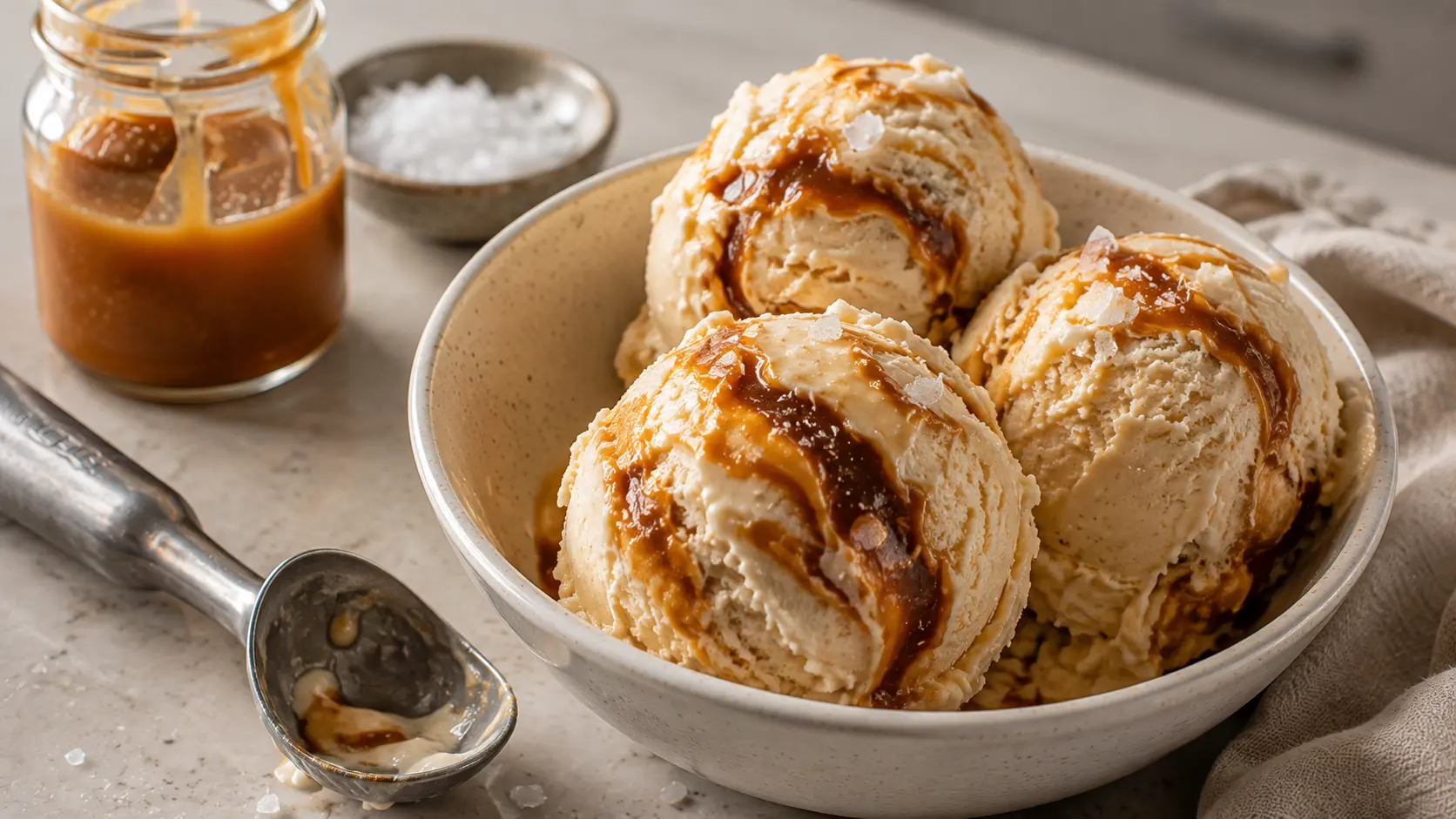 Easy No-Churn Salted Caramel Ice Cream – Best Homemade Dessert