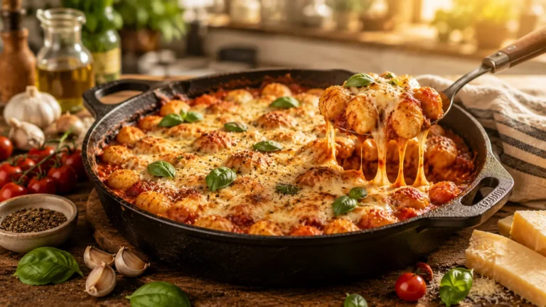 One Pan Gnocchi Bake